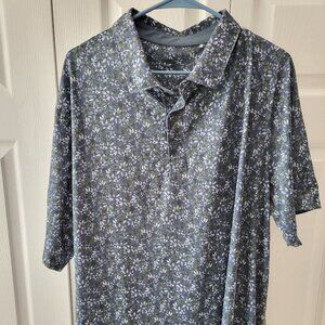 Puma Flowered Golf Shirt - XXL